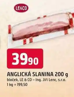 Trefa Le & Co Anglická slanina 200g nabídka