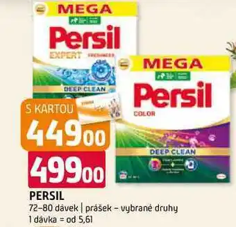 Terno Persil 72-80 dávek prášek vybrané druhy nabídka