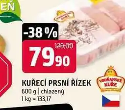 Terno Kuřecí prsní řízky chlazené 600g nabídka