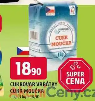 Terno Cukrovar Vrbátky Cukr moučka 1kg nabídka