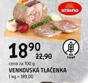 Terno Venkovská Tlačenka 100g nabídka