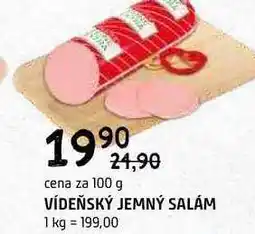 Terno Vídeňský jemný salám 100g nabídka