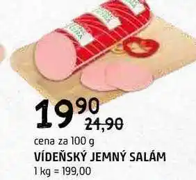 Terno Vídeňský jemný salám 100g nabídka