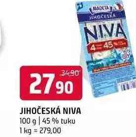 Terno Jihočeská niva 45% tuku 100g nabídka