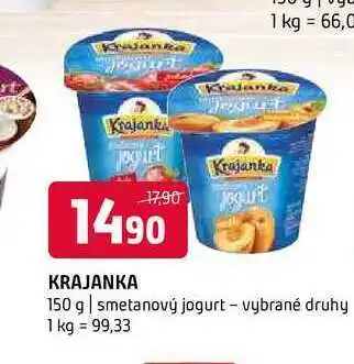 Terno Krajanka smetanový jogurt vybrané druhy 150g nabídka