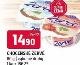 Terno Choceňské žervé 80g, vybrané druhy nabídka