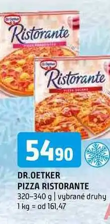 Terno Dr. Oetker Pizza Ristorante, vybrané druhy 320-340g nabídka