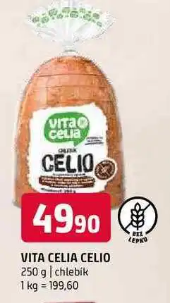 Terno Vita celia celio 250 g chlebík nabídka