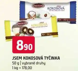 Terno Jsem kokosová tyčinka 50 g vybrané druhy nabídka