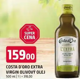 Terno Costa d'Oro extra virgin olivový olej 500ml nabídka