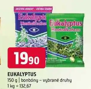 Terno Eukalyptus 150 g bonbóny vybrané druhy nabídka