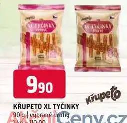 Terno Křupeto xl tyčinky 90g vybrané druhy nabídka