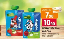 Terno Hello svačinka ovocná 100 g vybrané druhy nabídka