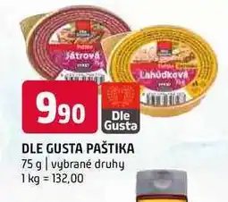 Terno Dle Gusta paštika 75 g vybrané druhy nabídka