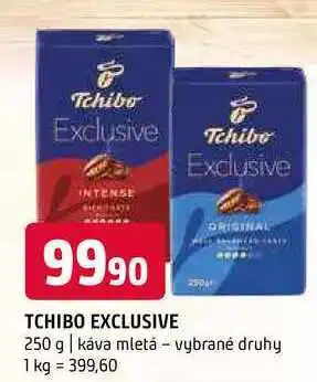 Terno Tchibo Exclusive 250 g káva mletá vybrané druhy nabídka