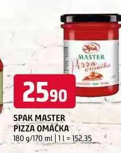 Terno Spak master pizza omáčka 180ml, vybrané druhy nabídka