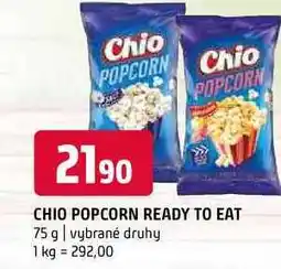 Terno Chio popcorn ready to eat 75g vybrané druhy nabídka