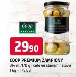 Terno Coop premium žampiony 314 ml/170 g nabídka