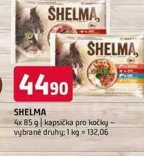 Terno Shelma 4x 85 g kapsička pro kočky vybrané druhy nabídka