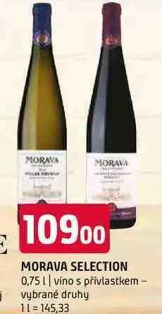 Terno Morava selection 0,75l víno s přívlastkem vybrané druhy nabídka