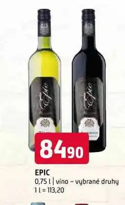 Terno EPIC 0,75l vino vybrané druhy nabídka