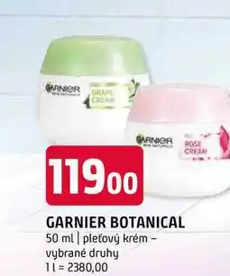 Terno Garnier botanical 50 ml pleťový krém vybrané druhy nabídka