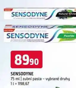 Terno Sensodyne zubní pasta 75ml nabídka