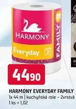 Terno Harmony everyday family 1x 44 m kuchyňská role 2vrstvá nabídka