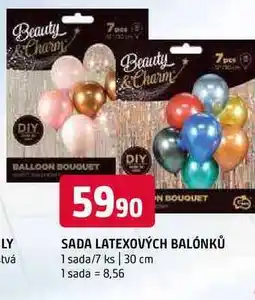 Terno Sada latexových balonků 1 sada 7 ks 30 cm nabídka