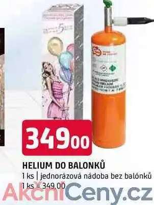 Terno Helium do balonků 1 ks jednorázová nádoba bez balónků nabídka