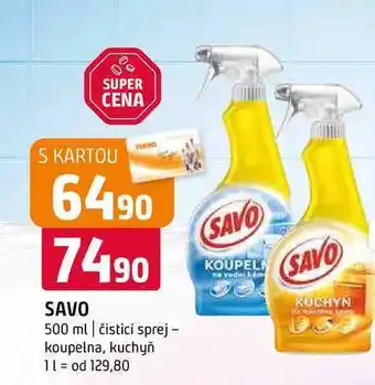 Terno Savo Kuchyně koupelna čisticí sprej 500ml nabídka