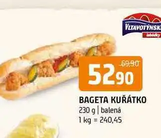 Terno Bageta kuřátko 230 g balená nabídka