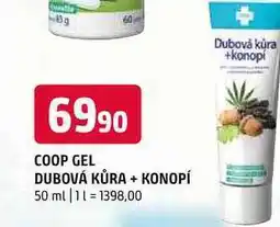 Terno Coop gel Dubová kúra +konopí 50ml nabídka