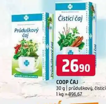 Terno Coop čaj 30 g průduškový, čisticí nabídka