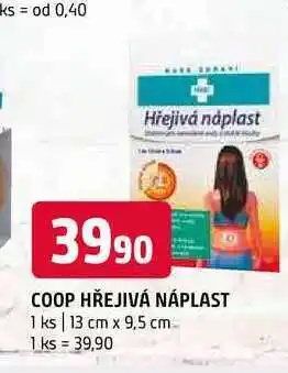 Terno Coop hřejivá náplast 1 ks 13 cm x 9,5 cm nabídka