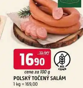 Terno Polský točený salám 100g nabídka