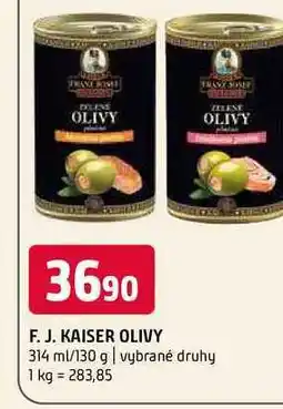 Terno F.J.Kaiser olicy 314 ml/130 g vybrané druhy nabídka