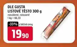 Terno Dle gusta listové těsto 300 g rozválené, rolované nabídka