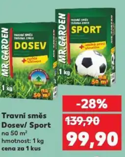 Kaufland Travní směs Dosev/ Sport nabídka