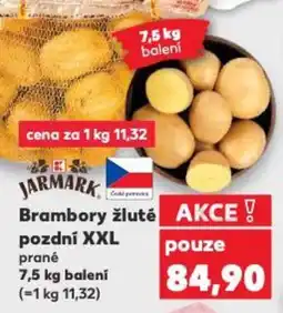 Kaufland Brambory žluté XXL nabídka