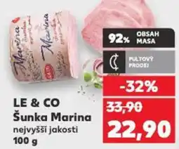 Kaufland LE & CO Šunka Marina nabídka