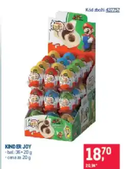 Makro KINDER JOY nabídka