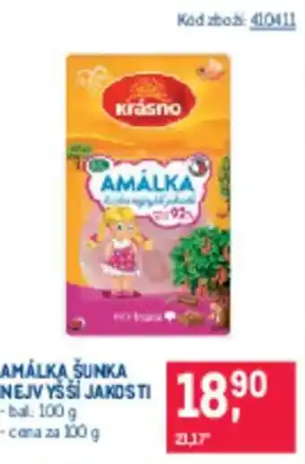 Makro Amálka šunka nejvyšší jakosti nabídka