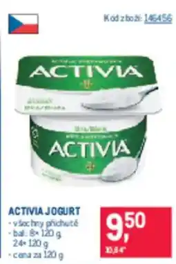 Makro Activia jogurt nabídka