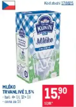 Makro Mléko trvanlivé 1,5% nabídka