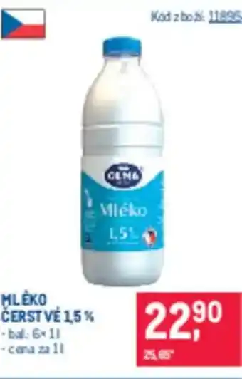 Makro Mléko cerstve 1.5% nabídka