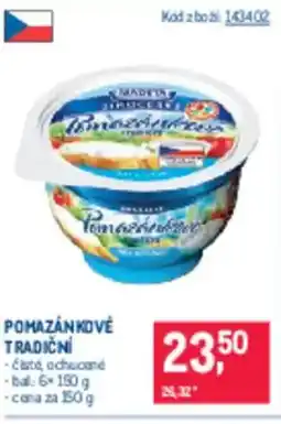 Makro Pomazánkové tradiční nabídka