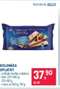 Makro Kolonáda oplatky nabídka