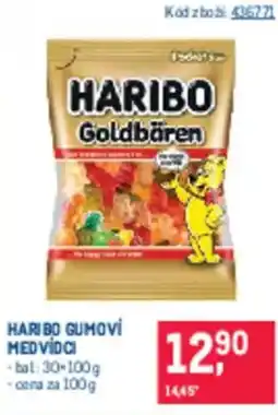 Makro HARIBO Gumovi̇ medvídci nabídka