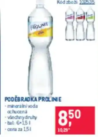 Makro PODĚBRADKA Prolinie nabídka